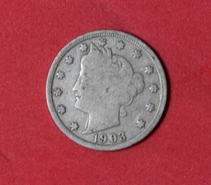 NACHLASSFUND 1903 - Liberty V Nickel #26565 - Bild 1 von 2