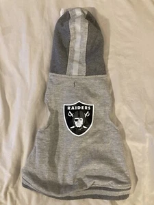 Las Vegas Raiders SMALL Dog Gray Hoodie Sweatshirt NFL Pets Little Earth Brand - Bild 1 von 14