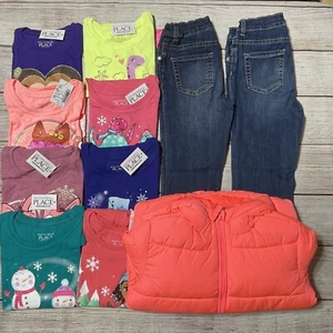 Toddler Girl 5T Lot Of Clothes. NWT! 11 Pieces For Fall/Winter. Colorful - Picture 1 of 21