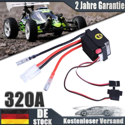 Brushed Fahrregler Speed Controller ESC 320A für 1/10 1/8RC Truck Auto Regler DE - Bild 1 von 4