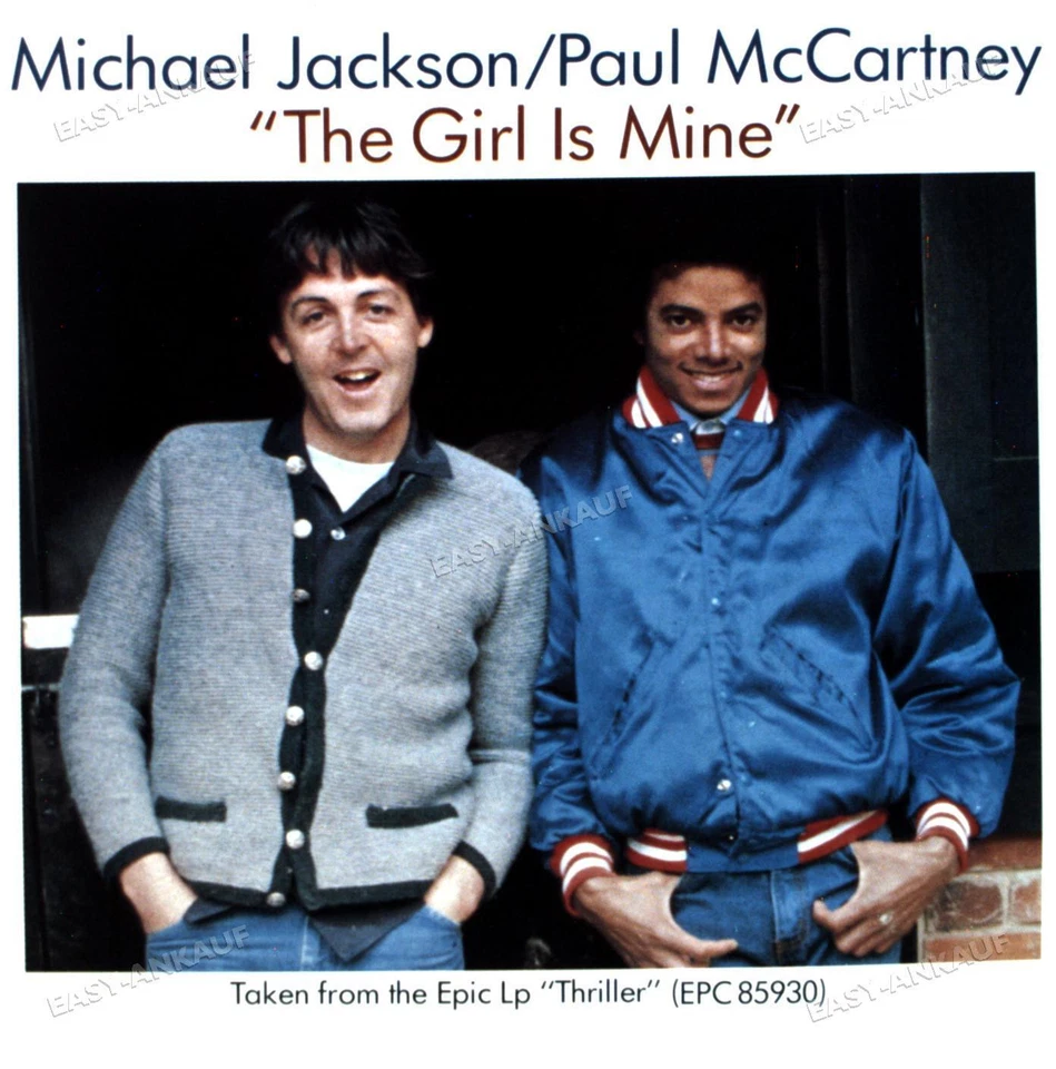 Michael Jackson / Paul McCartney - The Girl Is Mine 7" (VG+/VG+) ' - Image 1 of 1