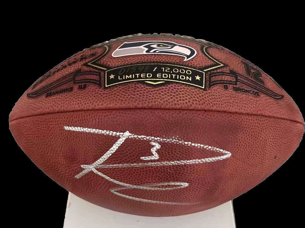Russell Wilson Seattle Seahawks NFL Autographed Footballs for sale