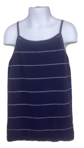 Children’s Place Girl’s Size L 10/12 Spaghetti Strap Tank Top Navy Blue  - Picture 1 of 7