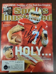 Colin Kaepernick Signed Sports Illustrated 1/21/13 San Francisco 49ers Beckett - Picture 1 of 4
