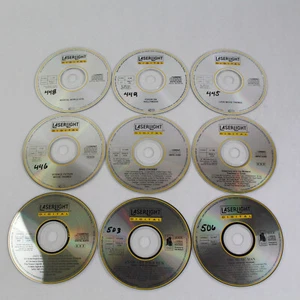 Lot Of 9 LaserLight Digital Music CDs No Jewel Cases - Picture 1 of 4
