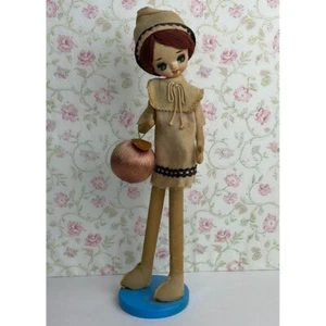 Vintage Bradley Mod Doll with Big Eyes and Brown Hair - Picture 1 of 7