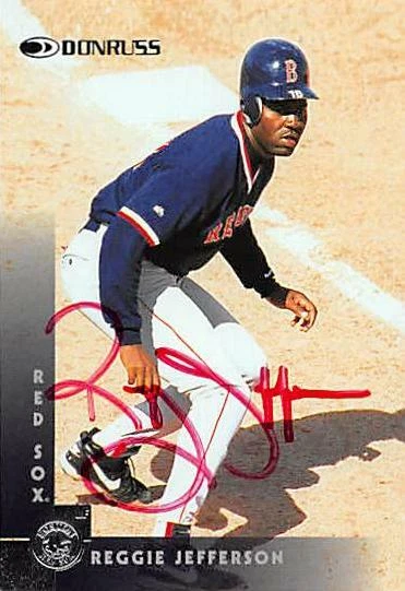 Reggie Jefferson autographed Baseball Card (Boston Red Sox) 1996 Donruss #103 - Image 1 of 1