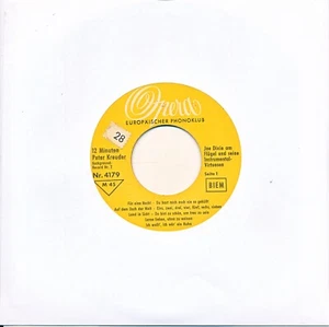 12 Minuten Peter Kreuder - Phonoclub - LC Single 7" Vinyl 51/14 - Imagen 1 de 1