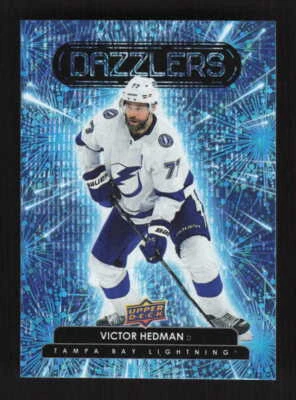 Victor Hedman  2022 Upper Deck  Dazzlers Blue Tampa Bay Lightning #DZ-16 - Image 1 of 2