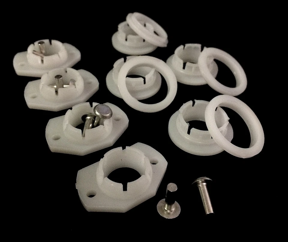 Mazda RX7 SERIES 1 2 3 SA22C POP UP HEADLIGHT HEAD LIGHT ROD BRACKET CLIPS 8PCS - Image 1 of 1