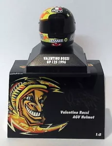 Minichamps Scala 1/8 397 960046 - Casco AGV GP 125 1996 V. Rossi - Foto 1 di 1