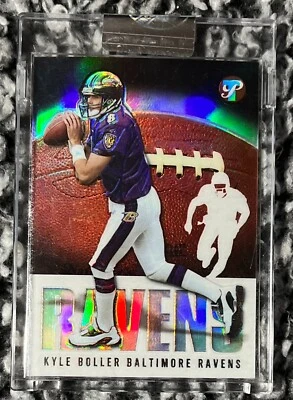 2003 TOPPS PRISTINE REFRACTOR #96 KYLE BOLLER ROOKIE UNCIRCULATED 412/1449 - Image 1 of 2