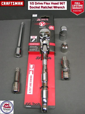 Trinquete de cabeza flexible Craftsman 1/2" CMMT86332V serie V con accesorios Foto 1 de 4