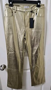 Gianni Bini Gold Pants NWT Size 29 - Picture 1 of 5