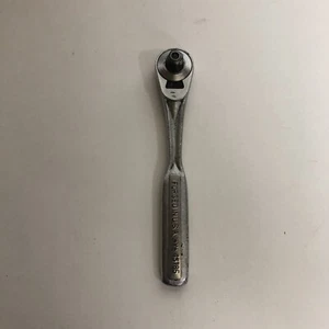 (E) VINTAGE CRAFTSMAN -V- 43785 3/8" DRIVE OIL PORT QUICK RELEASE RATCHET - USA - Picture 1 of 4