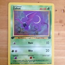 Pokemon Team Rocket 1st Edition Zubat 70/82 EX/NM