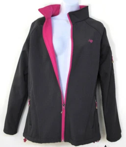 NEW BALANCE DAMEN MARINEBLAU STRUKTUR FLEECE SOFTSHELL JACKE Gr. M - Bild 1 von 5