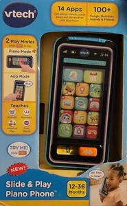 Vtech Slide & Play Piano Phone - Ages: 12-36 Months - Picture 1 of 1
