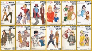 Patrón de costura vintage Kwik Sew Misses para damas que elijas - Imagen 1 de 25