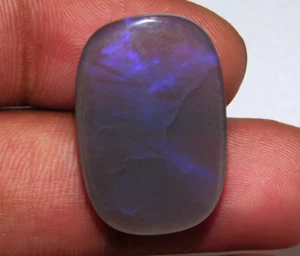 Australia Black Opal 16 Ct, Natural Gemstone Loose Cabochon AA+ - Picture 1 of 6