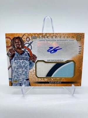 2022 Topps Inception OTE Overtime Elite Relic Orange /10 ZZ Clark RC Auto Patch - Image 1 of 2