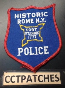 HISTORIC ROME, NEW YORK POLICE SHOULDER PATCH - Picture 1 of 2