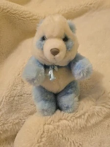 Vintage Rare Applause WWF 1991 Plush Blue And White Rattle Baby Panda Blue 28401 - Picture 1 of 9