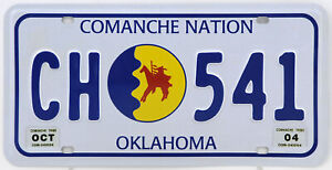 Plaque d'immatriculation américaine, OKLAHOMA Comanche Nation