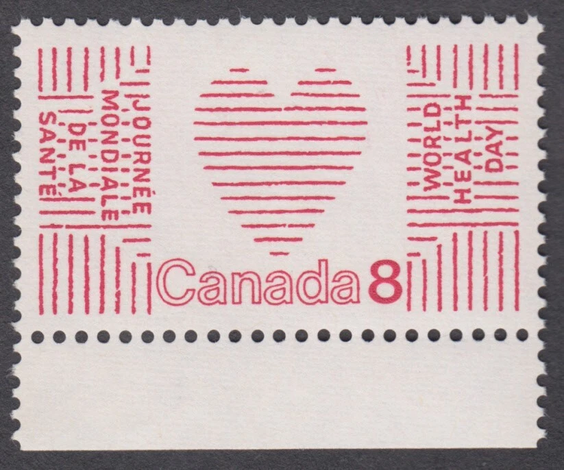 Canadá - #560i Día Mundial de la Salud, variedad de papel opaco - MNH Foto 1 de 1