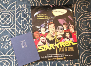 STAR TREK DEBT OF HONOR: Graphic Novel by Chris Claremont & Adam Hughes + Poster