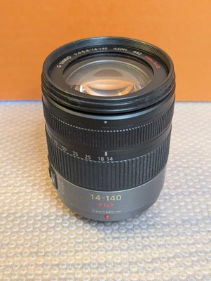 Panasonic Lumix G Vario 14-140mm F:4-5.8 POWER OIS Lens - Black (M4/3) (READ) - image 1 of 4