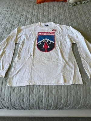 Vintage 1980's Men's Nike Athletics West Long Sleeve T Size Large - Image 1 of 4