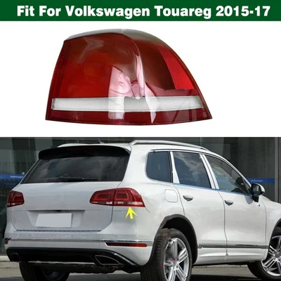 Cubierta de lente de luz trasera lateral derecha para Volkswagen Touareg 2015-2017 Foto 1 de 4