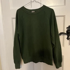 Fruit of the Loom Mens Classic Raglan Sweatshirt Casual Plain Round Neck Jumper - Picture 1 of 2