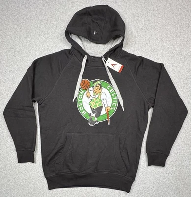 Sudadera con Capucha Antigua Boston Celtics Negra Bordada Talla Grande Nueva con Etiquetas Foto 1 de 4