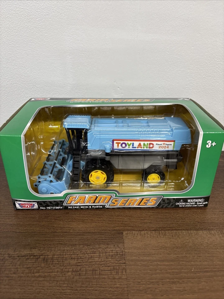 New in Box Farm Series Die Metal & Plastic Fleet Farm 2024 Toyland Combine  - Image 1 of 4