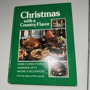 VINTAGE HARDCOVER 1975 Christmas with a Country Flavor FARM JOURNAL Craft book - Bild 1 von 2