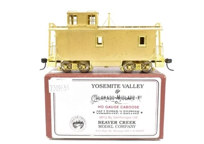 HO Brass Beaver Creek CM Colorado Midland Yosemite Valley Wood Caboose - Image 1 of 4
