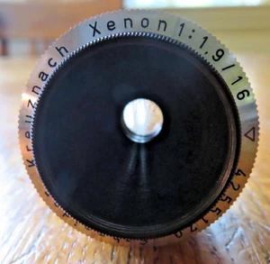 Lente de montaje Schneider-Kreuznach Xenon 16 mm F 1.9 C No. 4255170 Bonito - Imagen 1 de 9