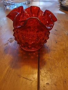 Fenton Hobnail Glass Vase - Picture 1 of 11