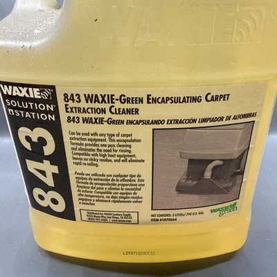 WAXIE-GREEN 843 ENCAPSULATING extracting CARPET PRE-SPRAY - Image 1 of 3
