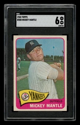 1965 Topps Set-Break #350 Mickey Mantle SGC 6 EX NM - Image 1 of 3