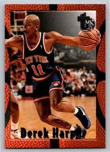 #63 DEREK HARPER 1994-95 TOPPS EMBOSSED - NEW YORK KNICKS Basketball Card - Picture 1 of 2
