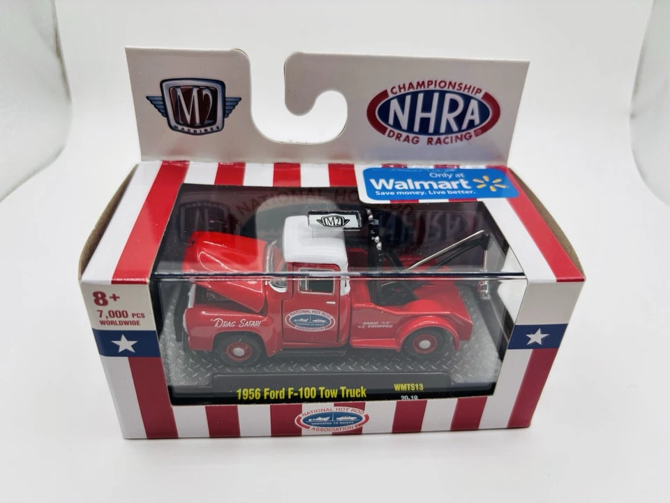 M2 MACHINES 1956 FORD F-100 TOW TRUCK RED - M2 NHRA 1956 FORD F-100 TOW TRUCK - Image 1 of 1