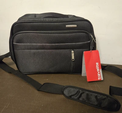 Travelite Capri Laptop Bag (up to 16"), Shoulder / Cross-body, Black, 89804-01 - image 1 of 4