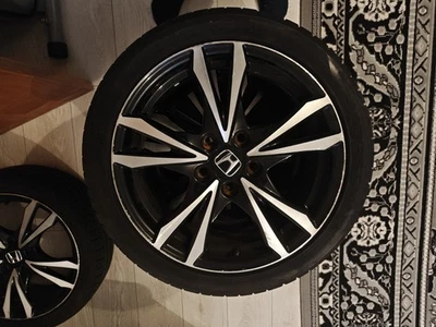 HONDA CR-Z ALLOY WHEELS & 205/45 R17 88W DUNLOP SPORT MAXX RT DOT | 8mm Tread  - Image 1 of 4