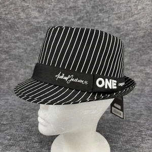Michael Jackson 'One - Cirque Du Soleil' Pinstripe Fedora - Size M/L - New w/tag - Picture 1 of 10