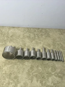 Posten Set 13-teilig diamantbeschichtete Kernbohrkronen Lochsägen Top Zustand - Bild 1 von 14