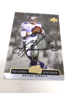 Upper Deck Super Bowl Heroes Troy Aikman Quarterback #21 Cowboys Super Bowl - Picture 1 of 6