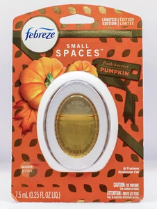 Febreze Small Spaces FRESH-HARVEST PUMPKIN Air Freshener 1 ct - BUY MORE & SAVE - Picture 1 of 2